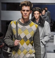 FENDI 男士编制 羊毛毛衣 套头款 毛衫 超帅走秀款