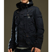 GS欧专正品HAINESHOODED系列男士复杂款冲锋衣连帽夹克